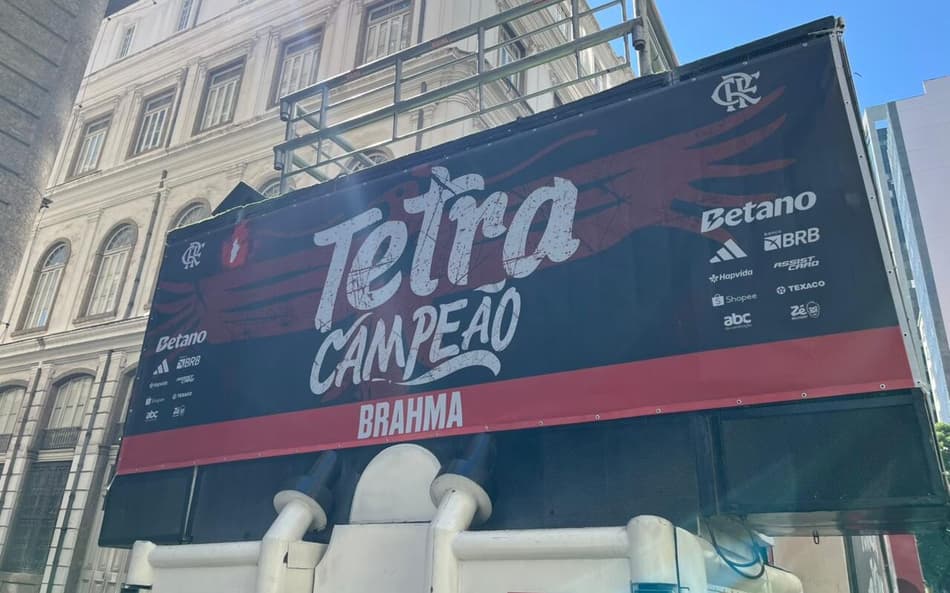 Trio elétrico Flamengo para o título da Libertadores