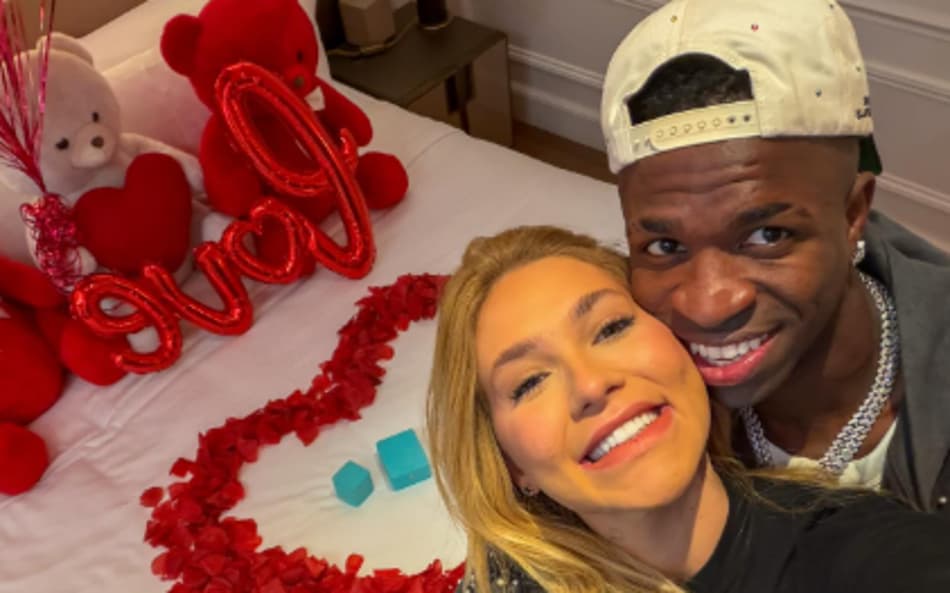 Vini Jr e Virgínia oficializam relacionamento (Foto: Reprodução)