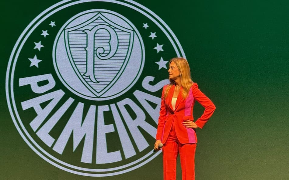 Leila Pereira, presidente do Palmeiras