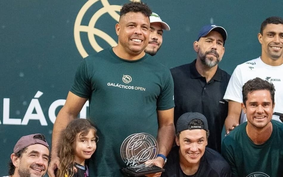 Ronaldo foi campeão do Galacticos Open em 2024 (Foto: Reprodução Instagram)