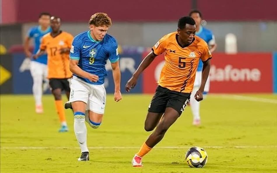 Brasil empatou com a Zâmbia (Foto: Nelson Termé/ CBF)