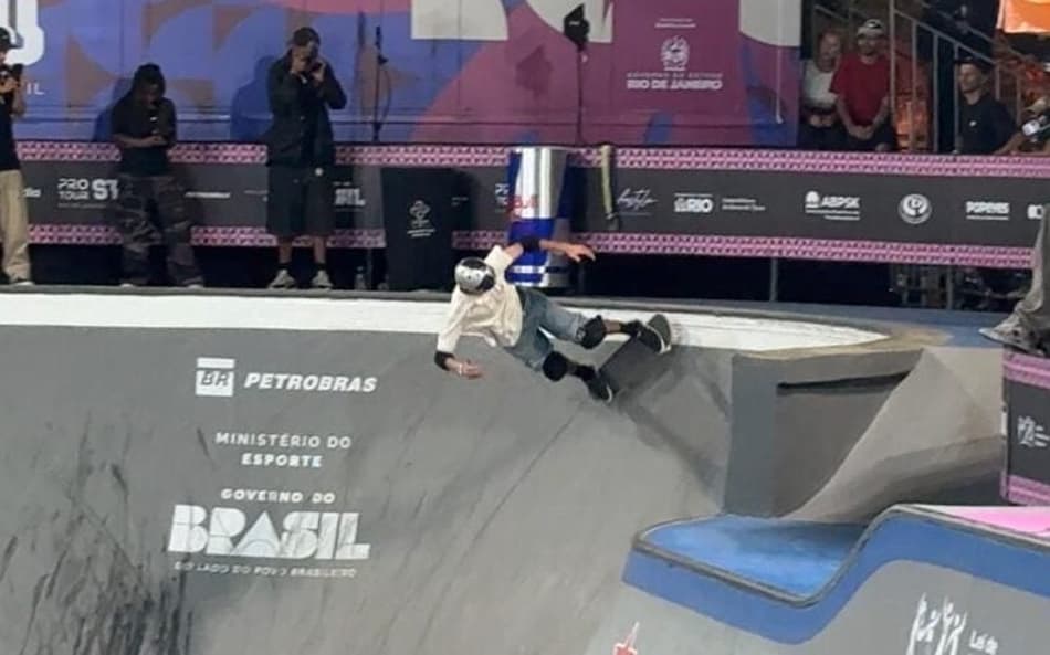 Gui Khury na semifinal do STU Pro Tour do Rio de Janeiro (Foto: Kauhan Fiaux / Lance!)