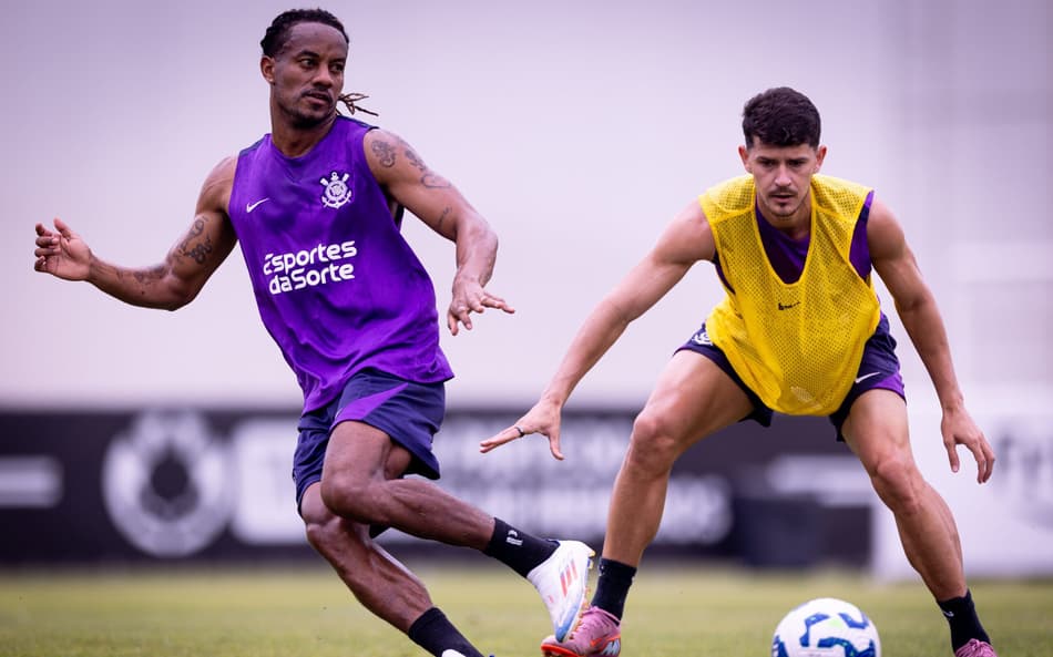 Corinthians treinou na manhã desta quinta-feira (13) (Foto: Rodrigo Coca/Agência Corinthians)