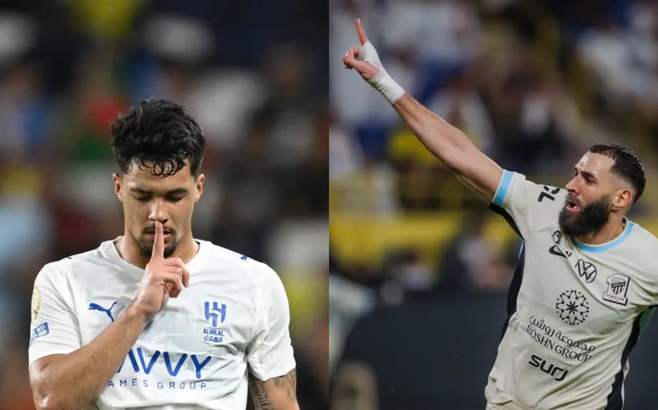 Al-Hilal e Al-Ittihad são um dos favoritos ao título da Copa do Rei da Arábia Saudita (Foto: Federico Parra/AFP | Divulgação/Al-Ittihad)