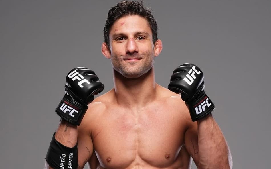 Allan Puro Osso após vitória no UFC (Foto: Reprodução/Instagram: @allanpuroosso)