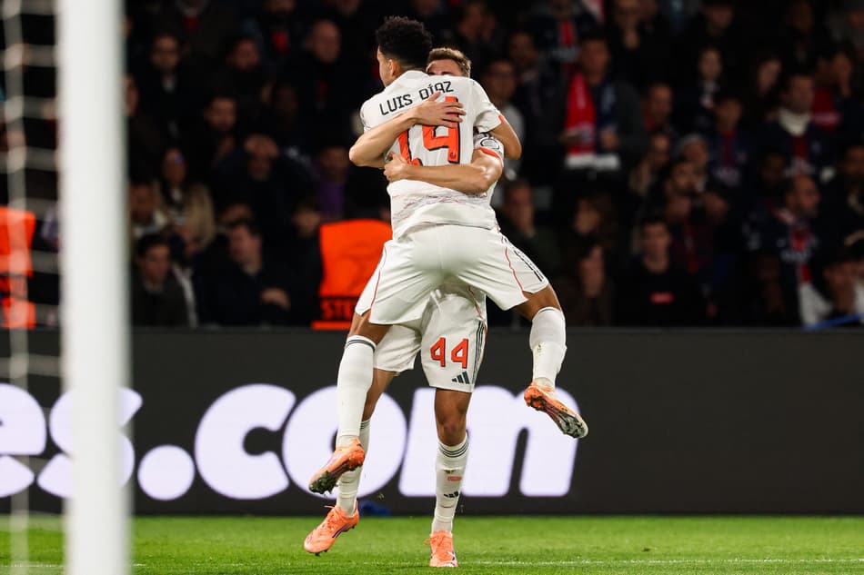 Pela Champions League, o Bayern de Munique venceu o PSG por 2 a 0 (Foto: FRANCK FIFE / AFP)
