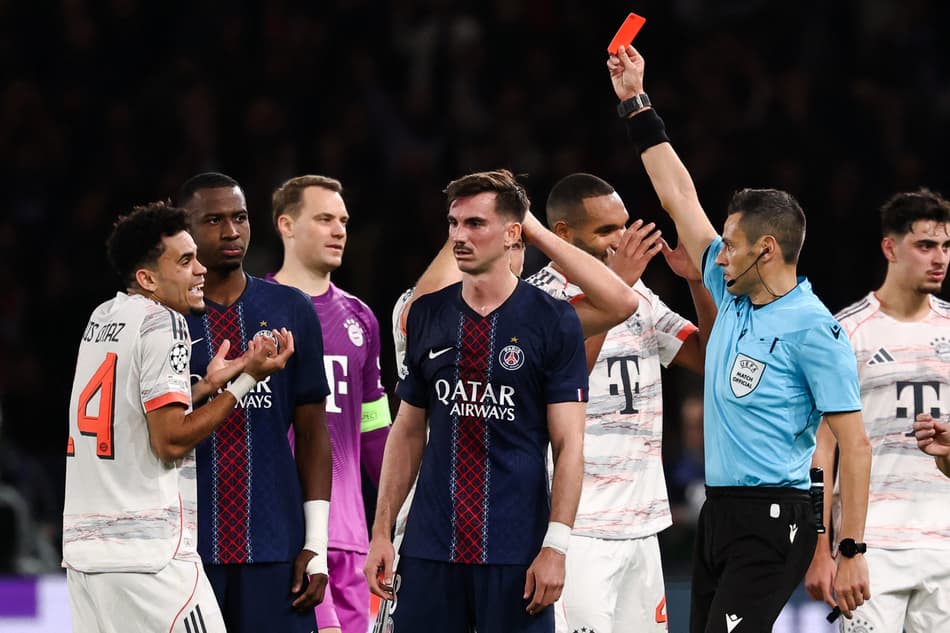 Pela Champions League, o Bayern de Munique venceu o PSG por 2 a 0 (Foto: FRANCK FIFE / AFP)
