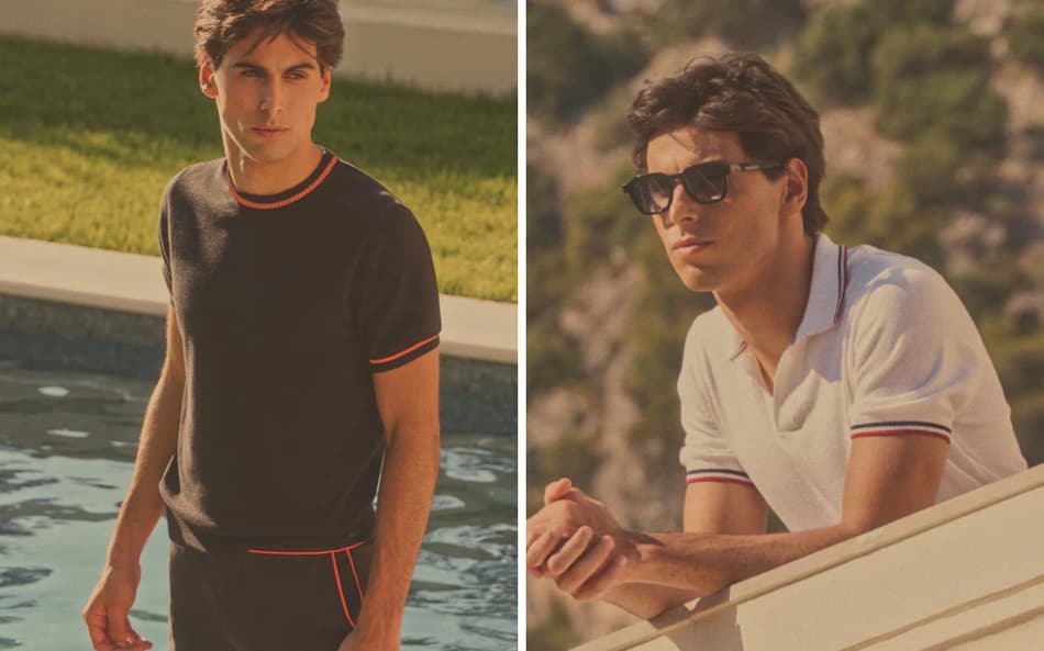 Gabriel Bortoleto lança coleção de roupas (Foto: Reprodução / Barthelemy)