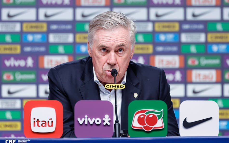 Carlo Ancelotti, técnico da Seleção Brasileira (Foto: Rafael Ribeiro/CBF)