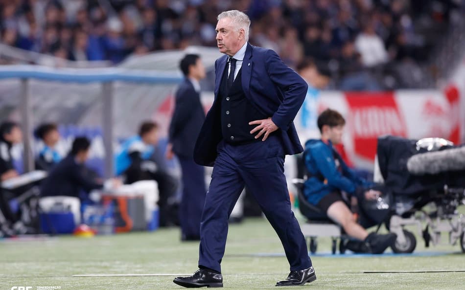 Carlo Ancelotti, técnico da Seleção Brasileira