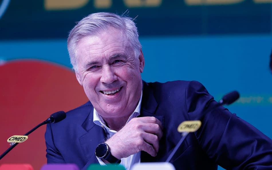 Carlo Ancelotti, técnico da Seleção Brasileira, convocou dois jogadores do Flamengo (Foto: Rafael Ribeiro/CBF)