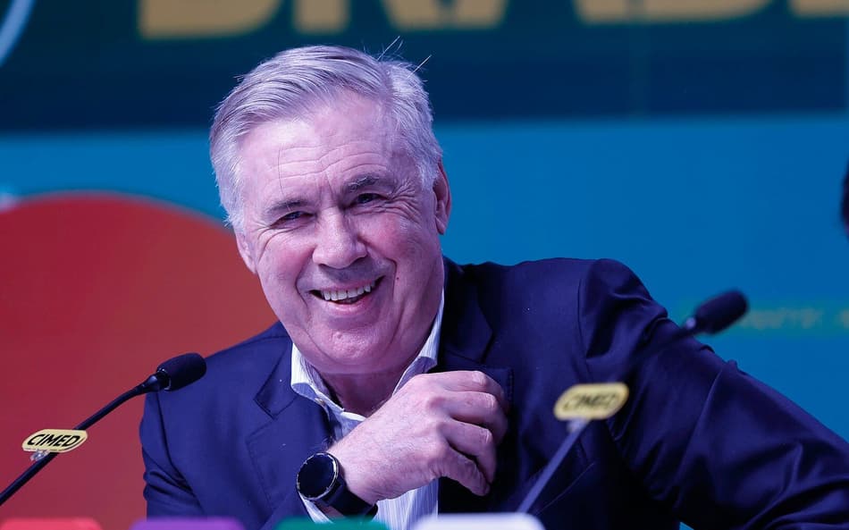 Carlo Ancelotti, técnico da Seleção Brasileira