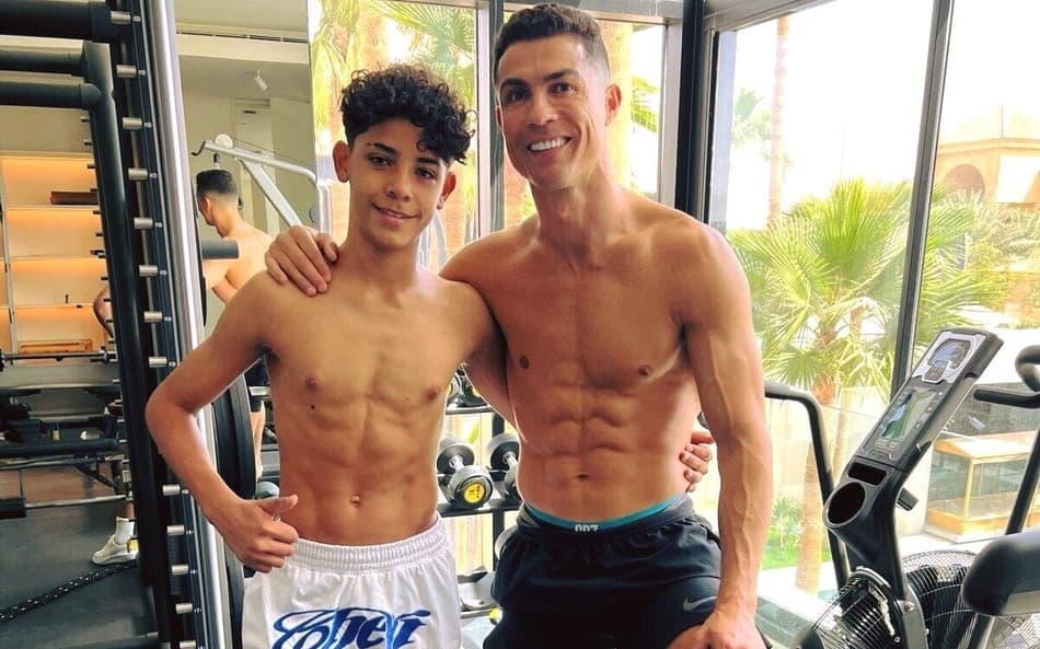 cristiano ronaldo e filho