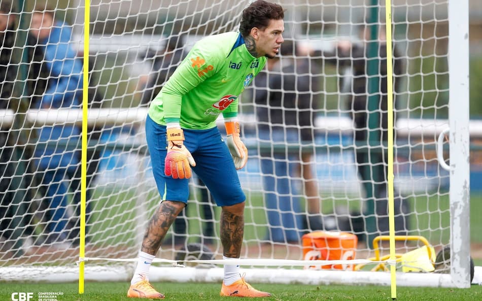Ederson, goleiro da Seleção Brasileira