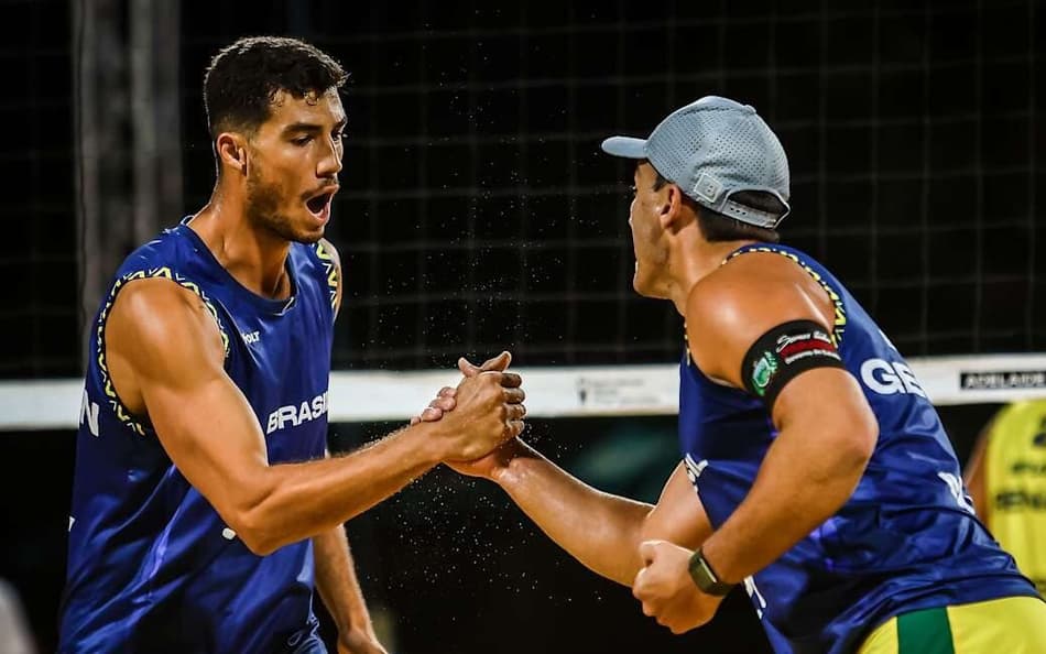 George e Saymon são derrotados no Mundial de Vôlei de Praia (Foto: Volleyball World)