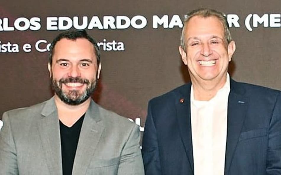 Mário Bittencourt e Bap, presidentes do Fluminense e do Flamengo (Foto: Maílson Santana/ Fluminense FC)