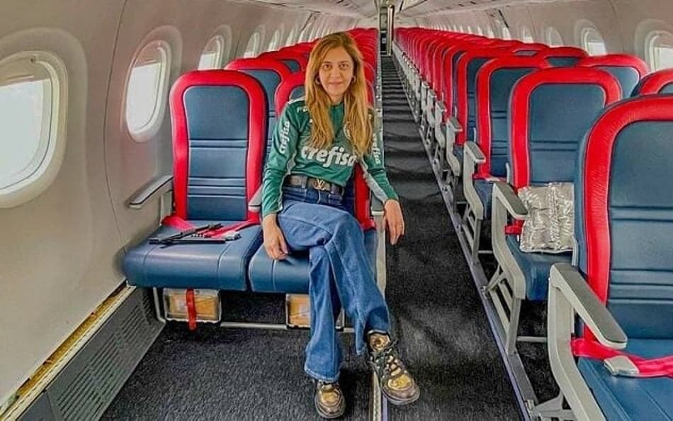 Leila Pereira - Avião Palmeiras