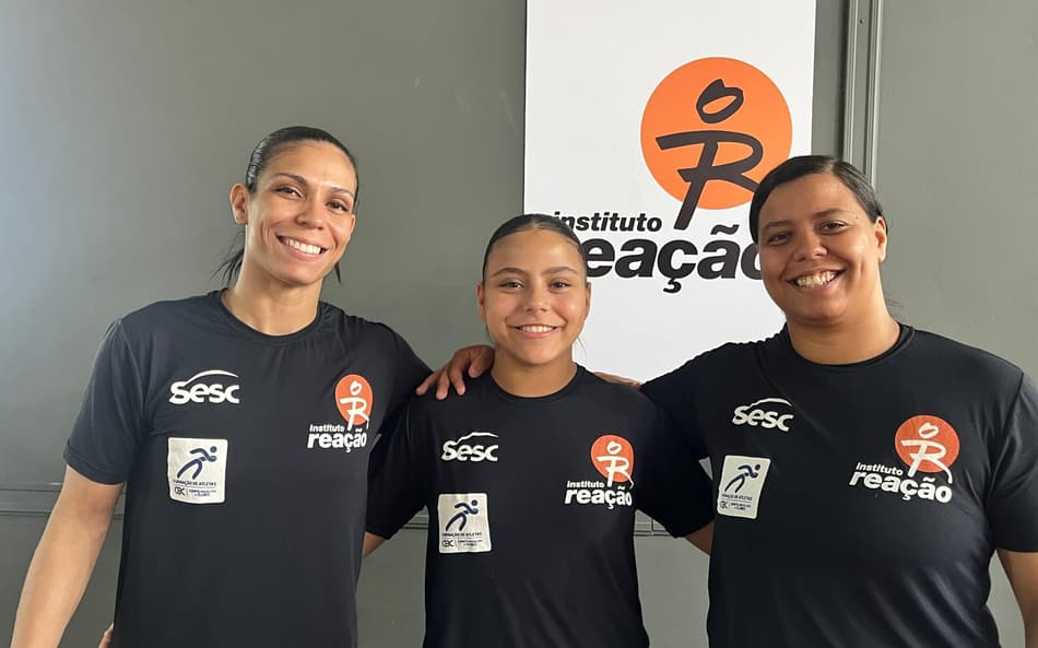 As irmãs Pereira do Instituto Reação (Foto: Andressa Simões/ Lance!)