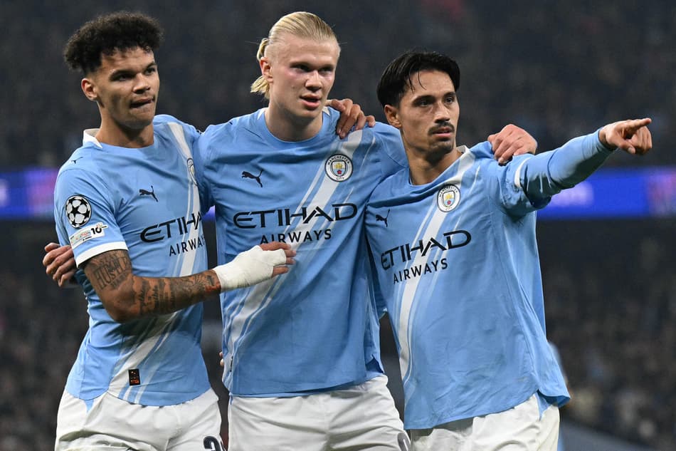 Pela Champions League, o Manchester City venceu o Borussia Dortmund por 4 a 1 (Foto: Oli SCARFF / AFP)