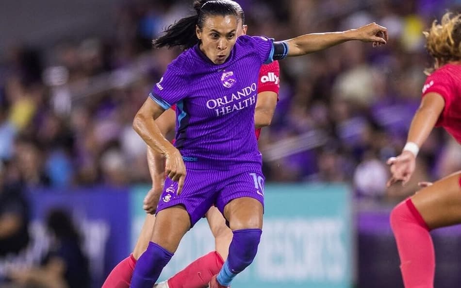 Marta em campo pelo Orlando Pride na NWSL