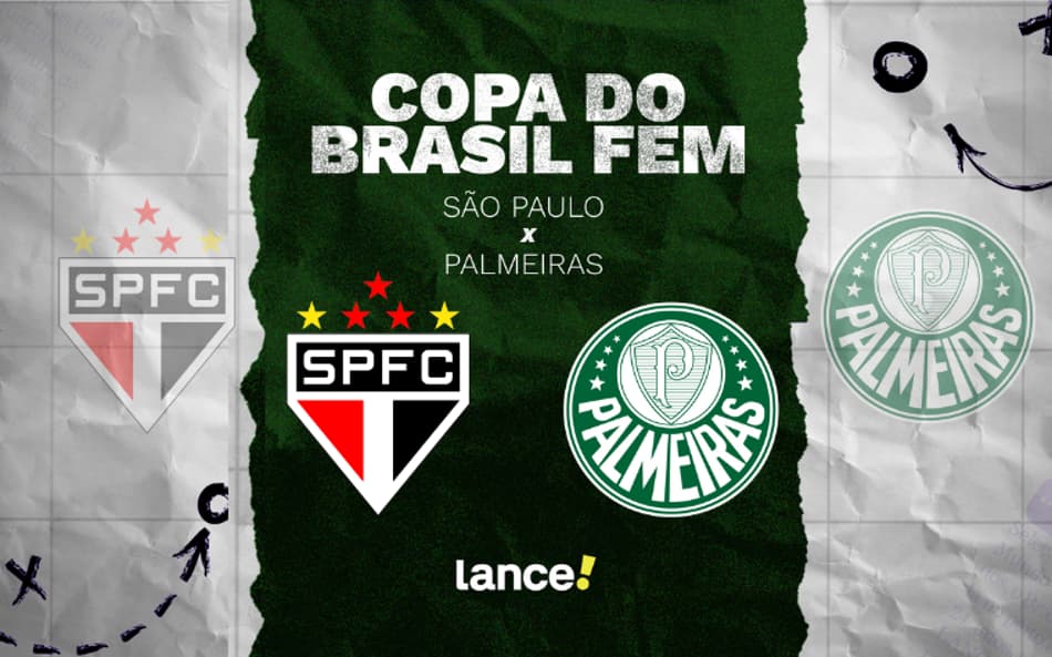 São Paulo e Palmeiras duelam pela Copa do Brasil Feminina.