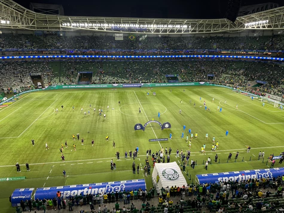 Palmeiras x Santos no Allianz Parque