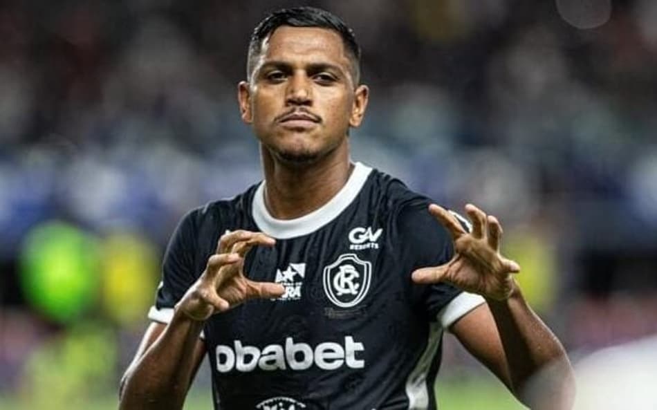 Pedro Rocha comemora gol no Clube do Remo. (Foto: Samara Miranda / Ascom Remo)