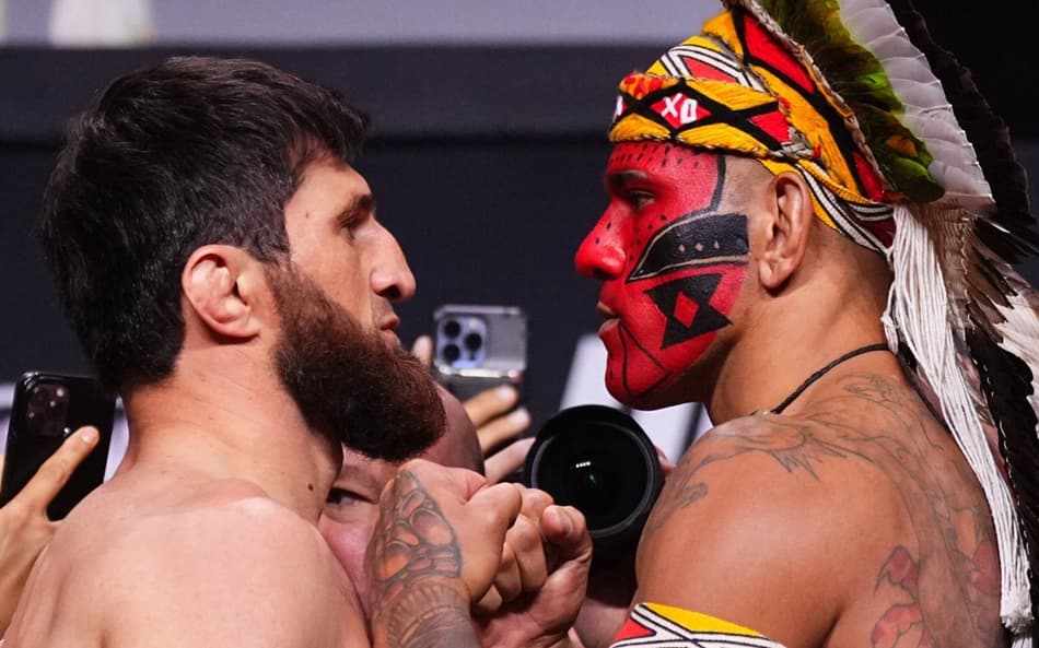 Ankalaev e Poatan se enfrentam na luta principal do UFC 320 (Foto: Reprodução Twitter UFC)