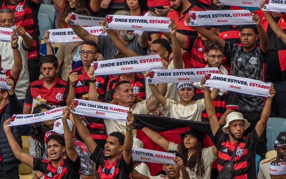 torcida flamengo partida entre Flamengo x Palmeiras