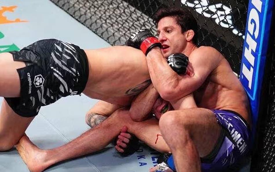 Allan "Puro Osso" Nascimento venceu Cody Durden no card principal do UFC Vegas 110. (Foto: reprodução / Chris Unger / ZuffaLLC / UFC)