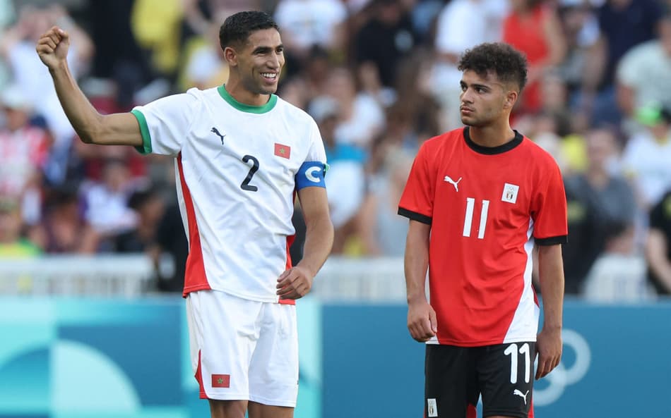 Hakimi - Egito 0x6 Marrocos - Olimpiadas