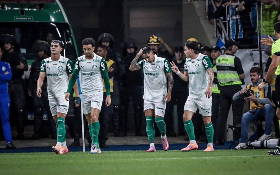 Palmeiras perdeu para o Grêmio no Brasileirão (Foto: Wilber Dorneles/Pera Photo Press/Gazeta Press)