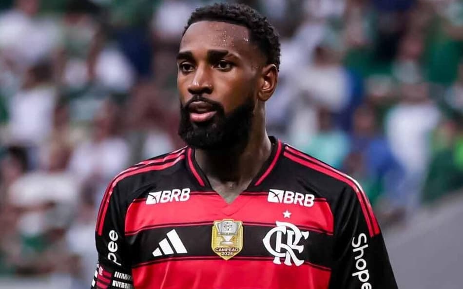 Gerson em Palmeiras x Flamengo pelo Brasileirão (Foto: (Foto: Caio De Sousa/Pera Photo Press/Gazeta Press)