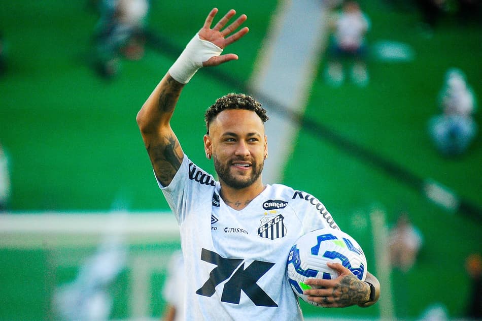 Neymar atinge a marca de 150 gols com a camisa do Santos. (Foto: Donaldo Hadlich/Código19/Gazeta Press)