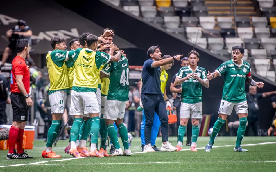 Palmeiras venceu o Galo na Arena MRV (Foto: Fillipe Alves/AgÃªncia F8/Gazeta Press)