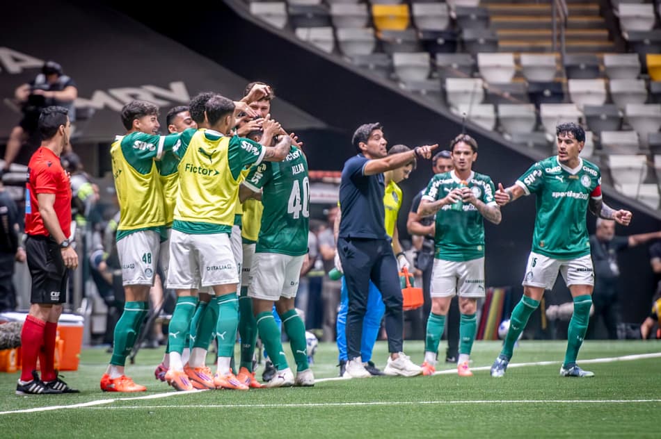 Palmeiras venceu o Galo na Arena MRV (Foto: Fillipe Alves/AgÃªncia F8/Gazeta Press)