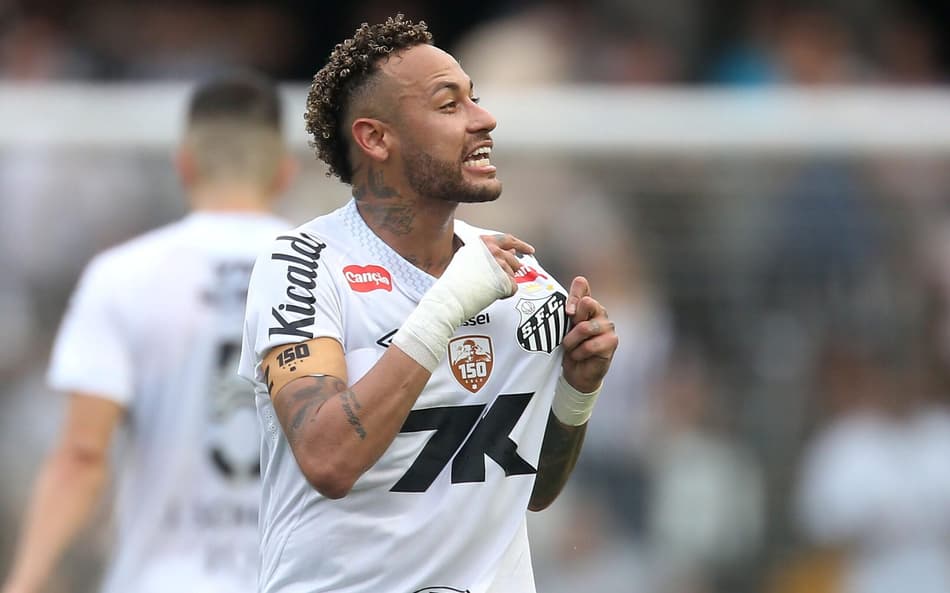 Neymar, jogador do Santos (Foto: Guilherme Dionizio/CÃ³digo 19/Gazeta Press)