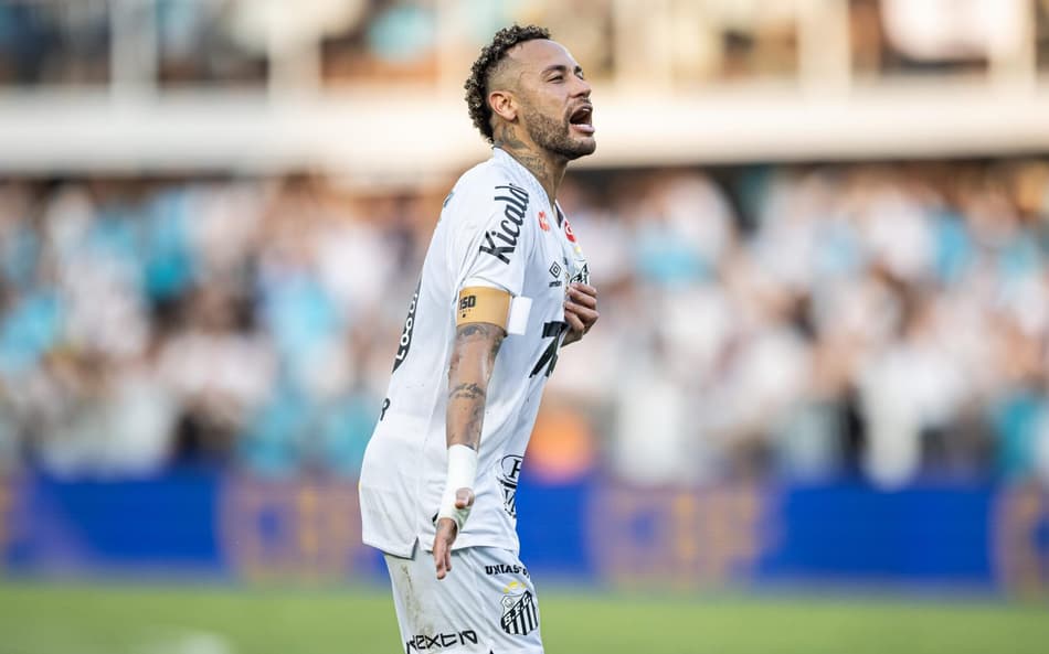 Neymar participou de 30 jogos e marcou 12 gols com a camisa do Santos nesta temporada. (Foto: JHONY INACIO/AGENCIA ENQUADRAR)
