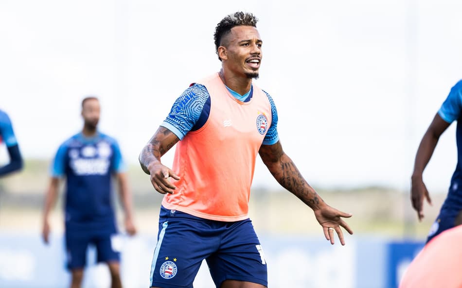 Rafael Ratão em treino do Bahia (Foto: Letícia Martins/EC Bahia)