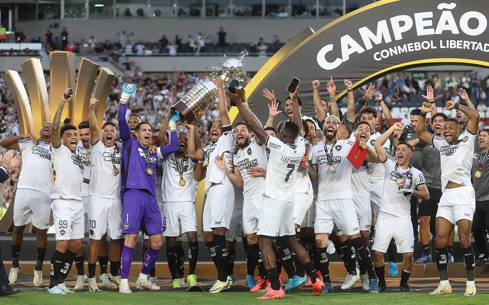 Botafogo ganhou a Libertadores de 2024 com um a menos em campo (Foto: Vítor Silva/Botafogo)