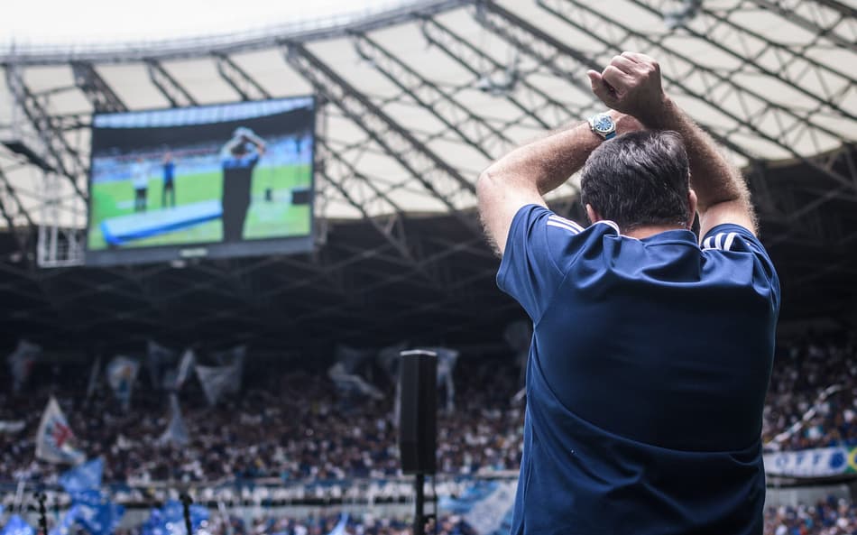 Apresentação Cabulosa, no Mineirão (Foto: Gustavo Aleixo/Cruzeiro)
