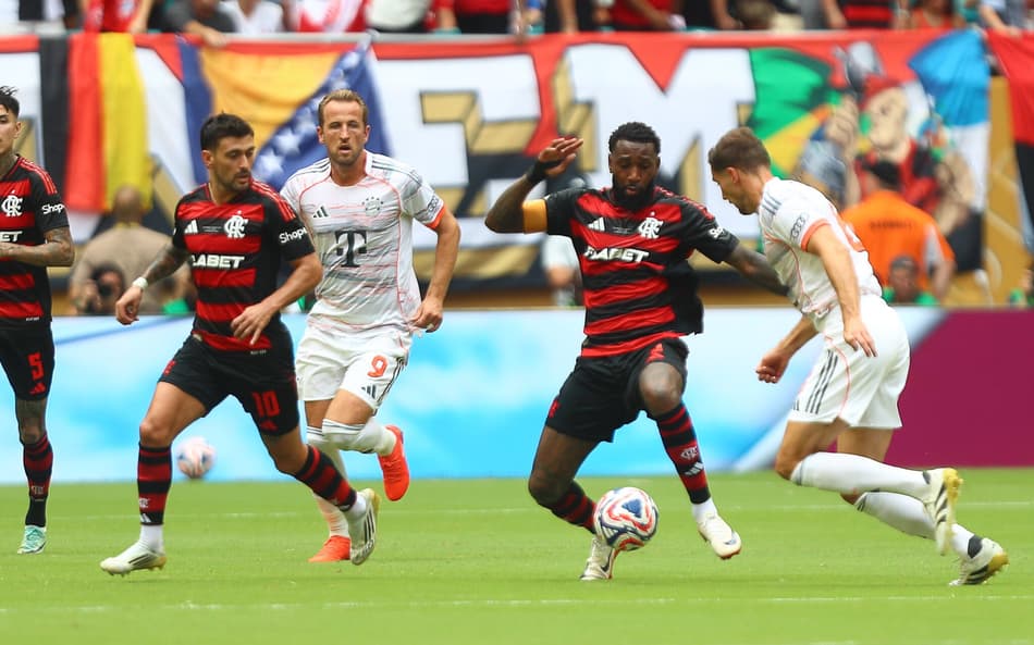 Flamengo e Bayern de Munique se enfrentaram no Hard Rock Stadiu (Foto: Gilvan de Souza/Flamengo)