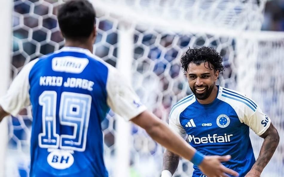 Gabigol e Kaio Jorge do Cruzeiro (Foto: Gustavo Aleixo/Cruzeiro)