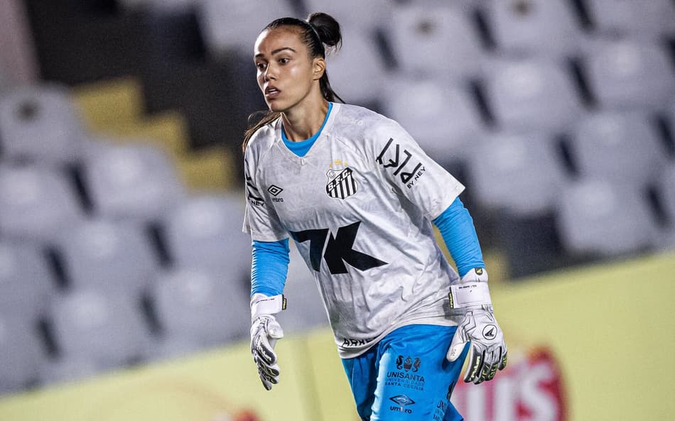 Karen, goleira do Santos. (Foto: Raul Baretta/ Santos FC)