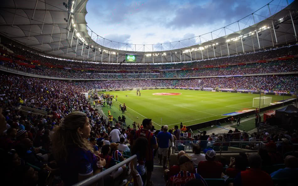 Torcida do Bahia na Arena Fonte Nova (Foto: Letícia Martins / EC Bahia)