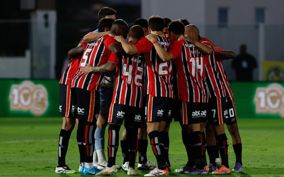 São Paulo elenco São Paulo x Mirassol Brasileirão