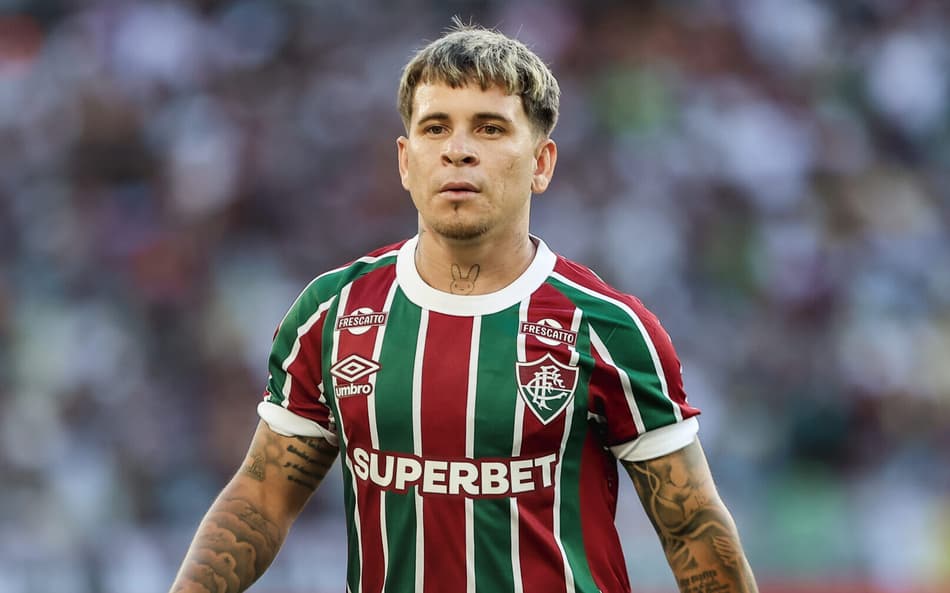 Soteldo em ação em Fluminense x Bahia (Foto: Lucas Merçon/ Fluminense FC)