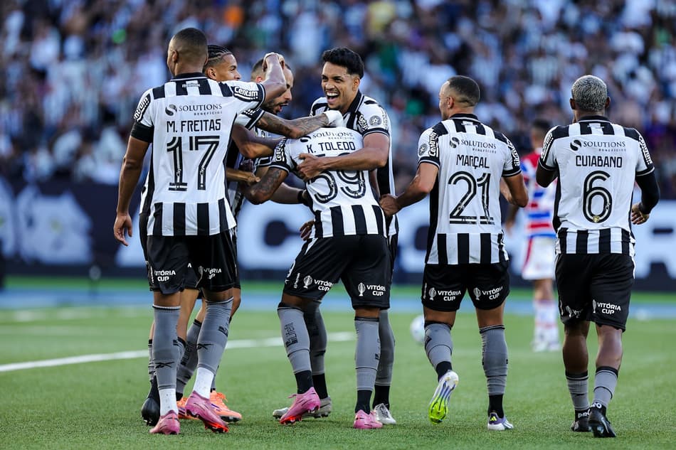 Kauan Toledo foi bem nos últmos jogos do Botafogo (Foto: Vítor Silva/Botafogo)