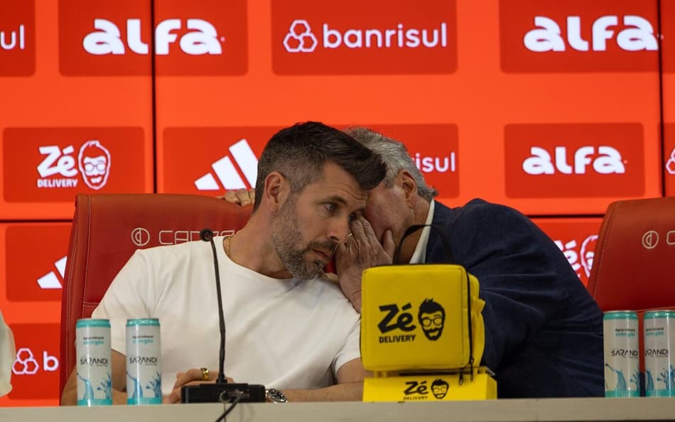 Paulo Pezzolano e Abel Braga, do Internacional