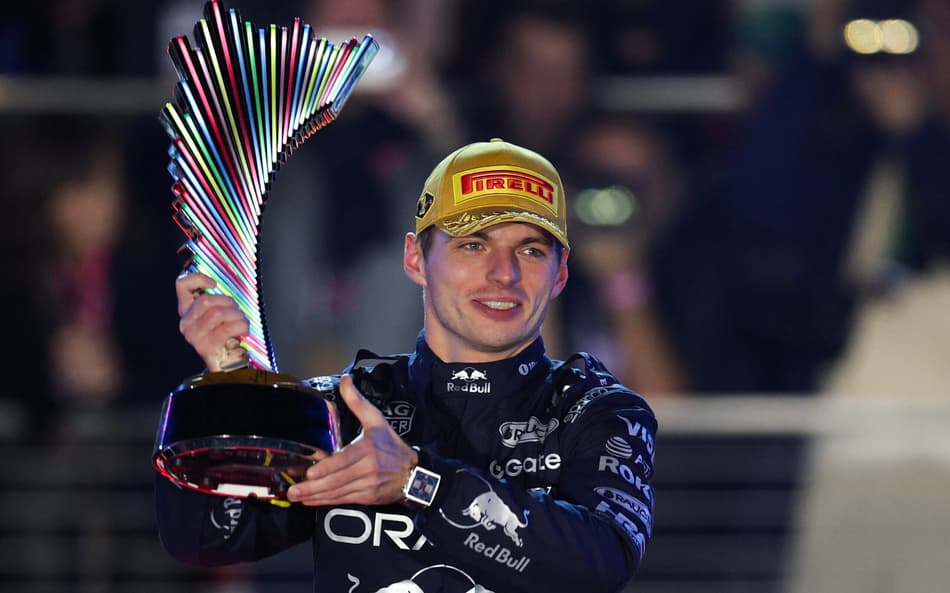 Max Verstappen foi o campeão do GP de Las Vegas (Foto: Patrick T. Fallon / AFP)